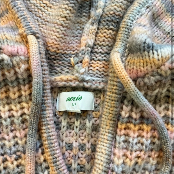 Aerie Oversized Multi Color Knit Sweater - Picture 2 of 2